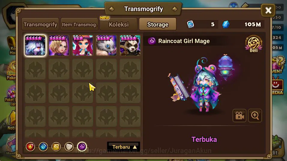 Summoners War: Sky Arena Accounts Mid-Game ASIA Lv 100|2 LD[Kiki,Wedjat]|69+ NB5(Laika,Nora,Amber,Etc)+157 6* Monster|Many 16