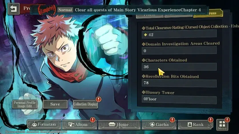 Jujutsu Kaisen: Phantom Parade Accounts NA |PR 17|1,8K Cube|13 SSR 2 Limited|Within Infini image 7