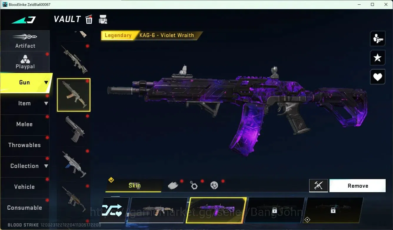 Blood Strike Accounts ASIA| Limited Butterfly Knife (2nd Anniv) | 2 7DS image 6