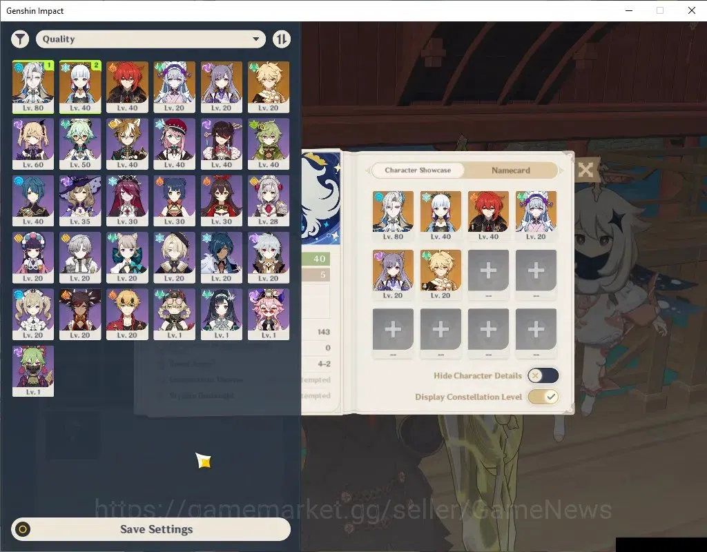 Genshin Impact Accounts Others ASIA|AR 40|2 1