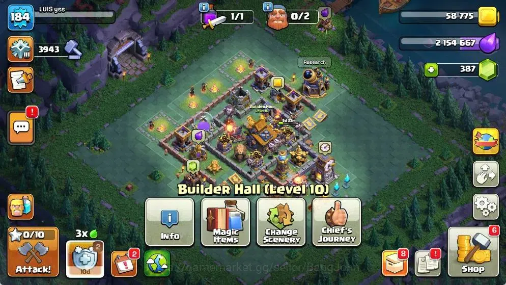 Clash of Clans Accounts Global |TH 15-BH 10|LVL 184|AQ 84 ,MP 51 ,GW 51 ,R image 16
