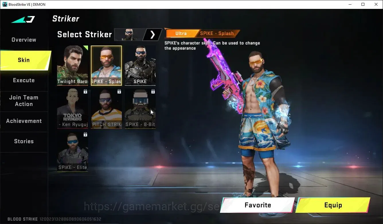 Blood Strike Accounts ASIA|ETERNAL Zero,DeAgle+Collab TR FN2000,Takemich image 13
