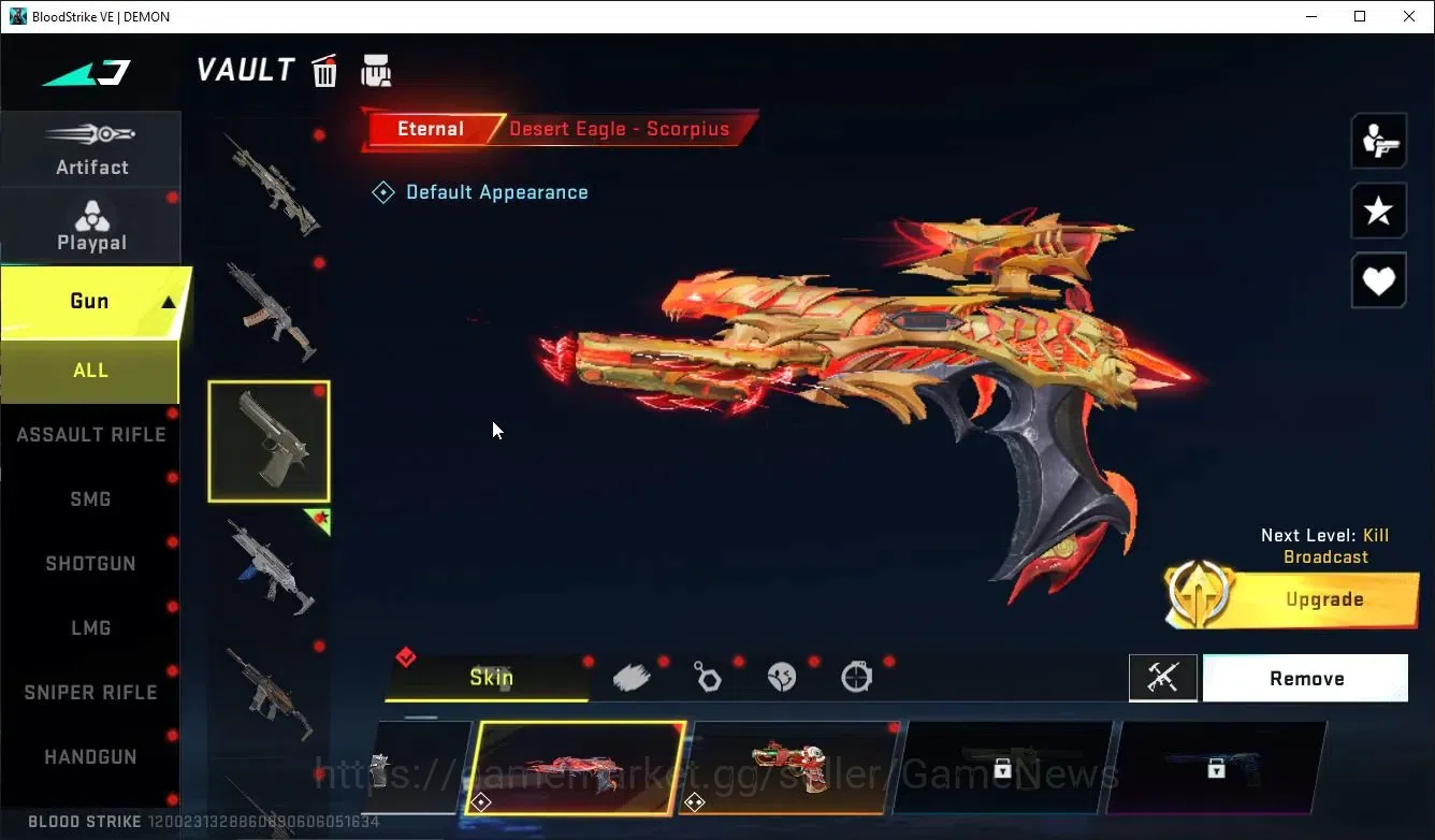 Blood Strike Accounts ASIA|ETERNAL Zero,DeAgle+Collab TR FN2000,Takemich image 17