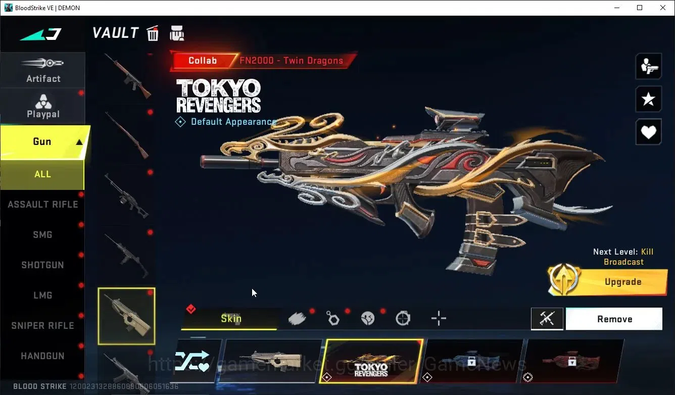 Blood Strike Accounts ASIA|ETERNAL Zero,DeAgle+Collab TR FN2000,Takemich image 18