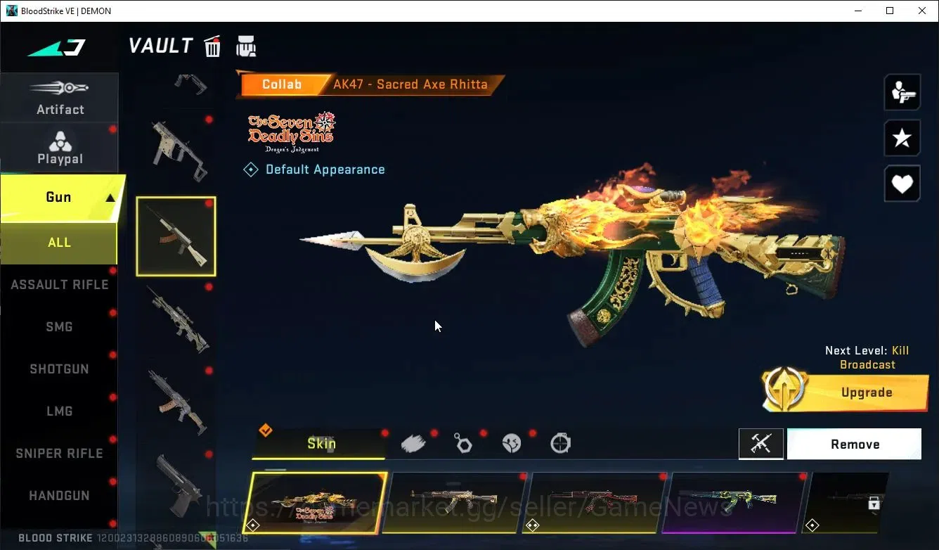 Blood Strike Accounts ASIA|ETERNAL Zero,DeAgle+Collab TR FN2000,Takemich image 19