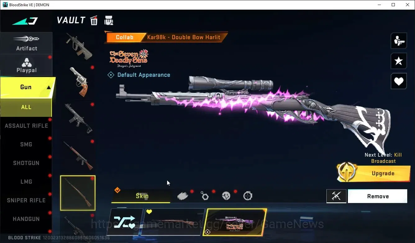 Blood Strike Accounts ASIA|ETERNAL Zero,DeAgle+Collab TR FN2000,Takemich image 20
