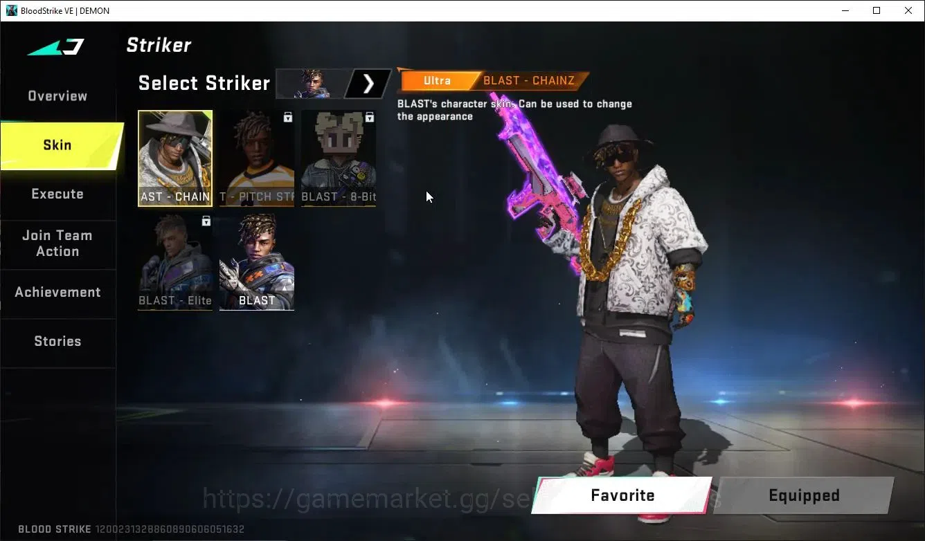 Blood Strike Accounts ASIA|ETERNAL Zero,DeAgle+Collab TR FN2000,Takemich image 6