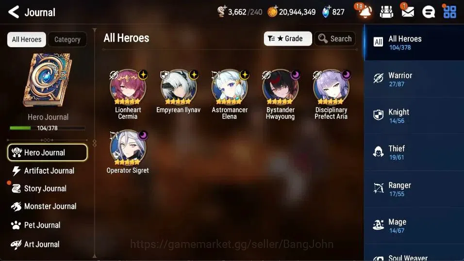 Epic Seven Accounts Global| 6 ML[Cermia,Ilynav,Elena,Hwayoung,Aria,Sig image 6