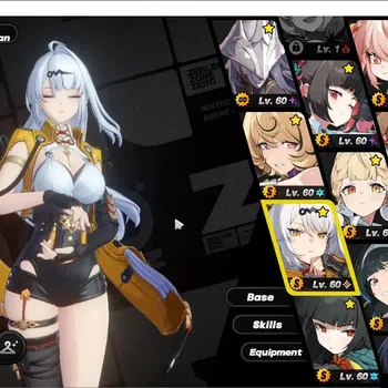 Zenless Zone Zero Accounts Others ASIA|IK 60|17 Limited (Alice,Ye Shunguang,Jane Doe,Miyabi,Soldier 0,Ellen)+Sign Yixuan,A