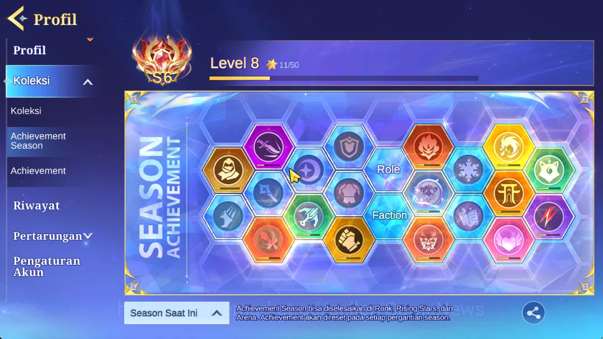 Magic Chess: Go Go Accounts Mythic 41|Bonus MLBB|36 Commander 9 Max|7 Chessboard|Magical (Cybercity),2 Epic,Etc|21 Skin|4 4