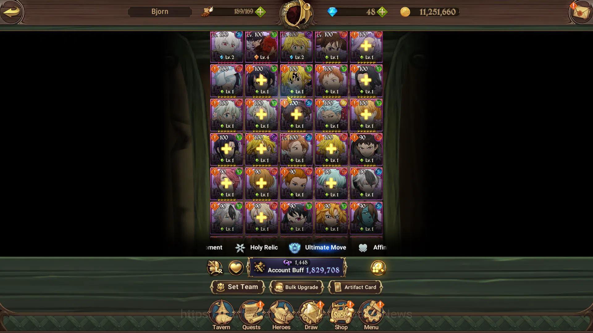 The Seven Deadly Sins: Grand Cross Accounts Asia|1,8M CC|4 UR+Fire Force|Meresca4/6,Gowther,DK image 3