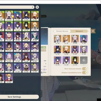 Genshin Impact Accounts Others Asia|AR 50|Skirk Prem Team|5 Limited 3(*5Weap)|Citlali,Kaedehara Kazuha,Clorinde|MC Male|Take