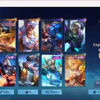 Mobile Legends: Bang Bang Accounts Others Global|122S|Expert|TF Roger,Sanrio FLoryn,Epic Nana,Epic YSS,EPic Carmila,SBR