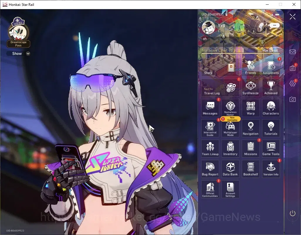 Honkai Star Rail Accounts Others Asia|TL 70|24 Limited|SW999 Prem Team|Ashveil E1,Huohuo 1