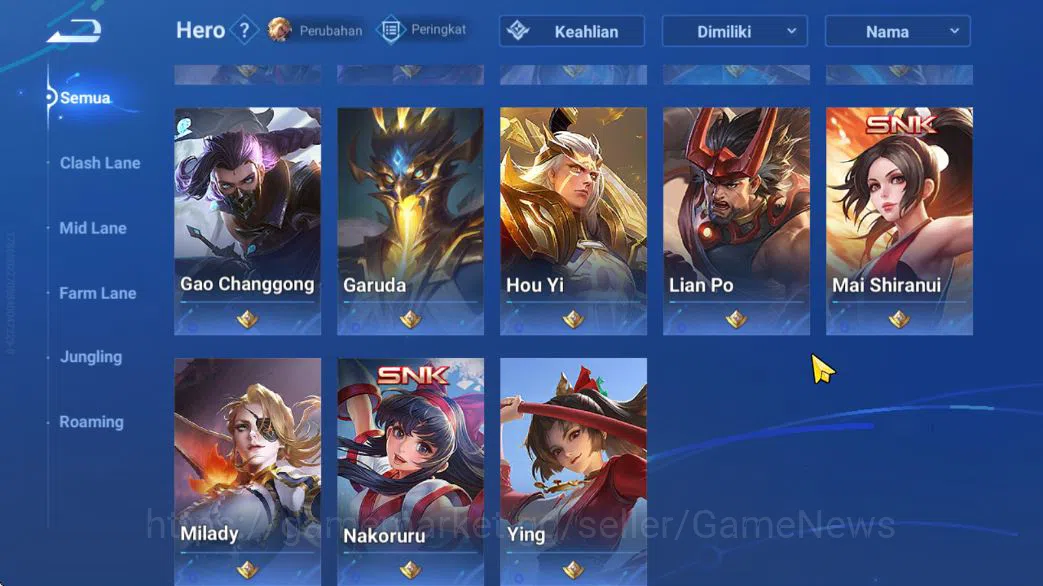 Honor of Kings Accounts Hero 13 Skin 3|Fresh Starter| (Consort Yu Legend) image 4