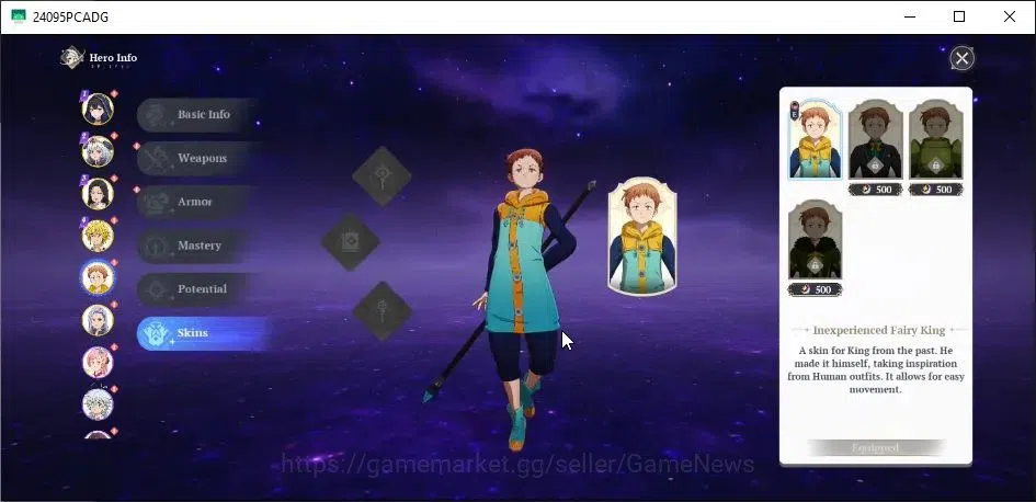 The Seven Deadly Sins: Origin Accounts SEA|Lv 12|6 SSR [ClothoP1,MannieP1,GuilaP1,Melioda image 11
