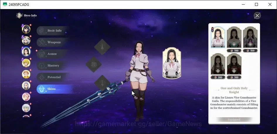 The Seven Deadly Sins: Origin Accounts SEA|Lv 12|6 SSR [ClothoP1,MannieP1,GuilaP1,Melioda image 7