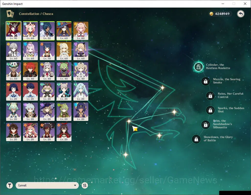 Genshin Impact Accounts EU|AR 51|2 Limited+21(*4Character)|ChascaC1,Linnea image 12