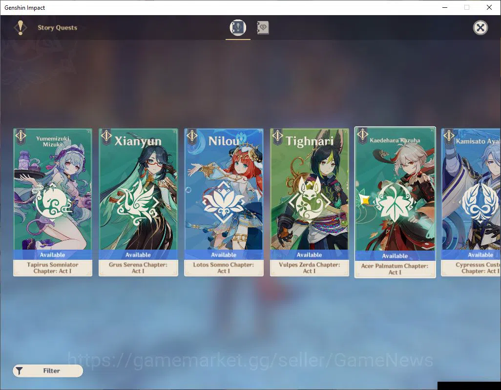 Genshin Impact Accounts EU|AR 51|2 Limited+21(*4Character)|ChascaC1,Linnea image 4
