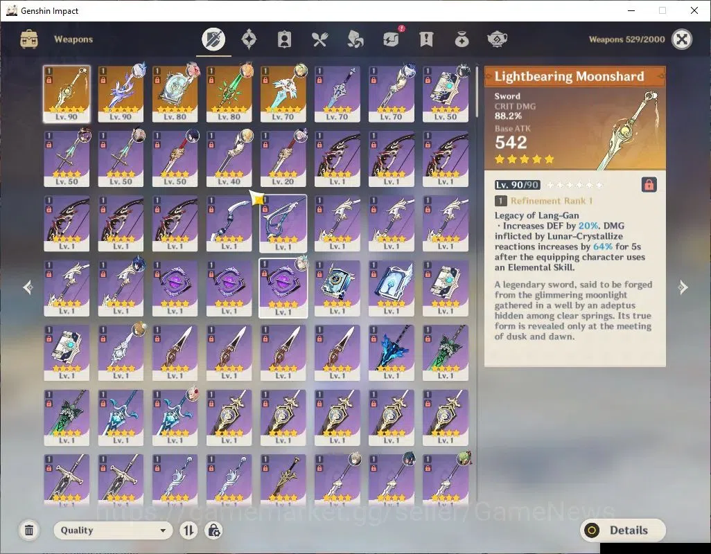 Genshin Impact Accounts Asia |AR 56| PremTeam [Skirk+Sign,Escoffier,Furina image 4