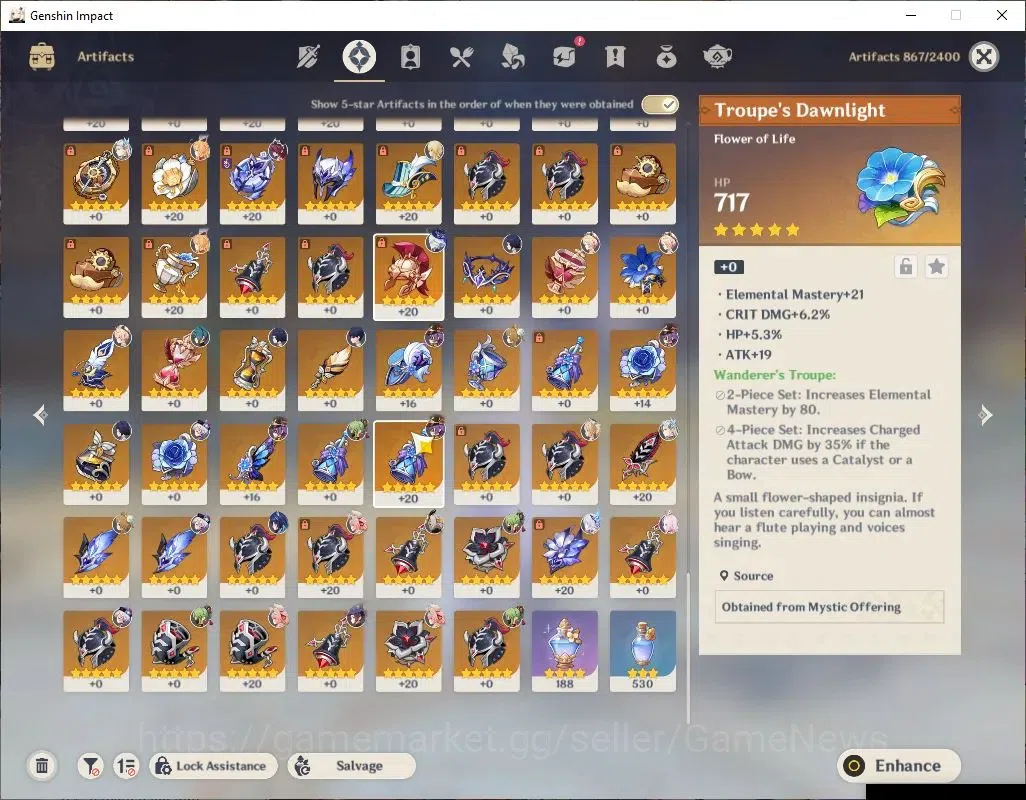 Genshin Impact Accounts Asia |AR 56| PremTeam [Skirk+Sign,Escoffier,Furina image 5