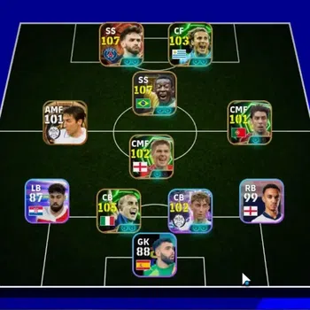 eFootball Accounts Legends & Iconic Players Android|Big Time K.Kvaratskhelia,Bergson,Raul|7 Epic Pele,Cannavaro,Diego