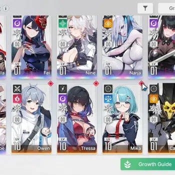 Chaos Zero Nightmare Accounts GLOBAL Lv 55|7 SSR
