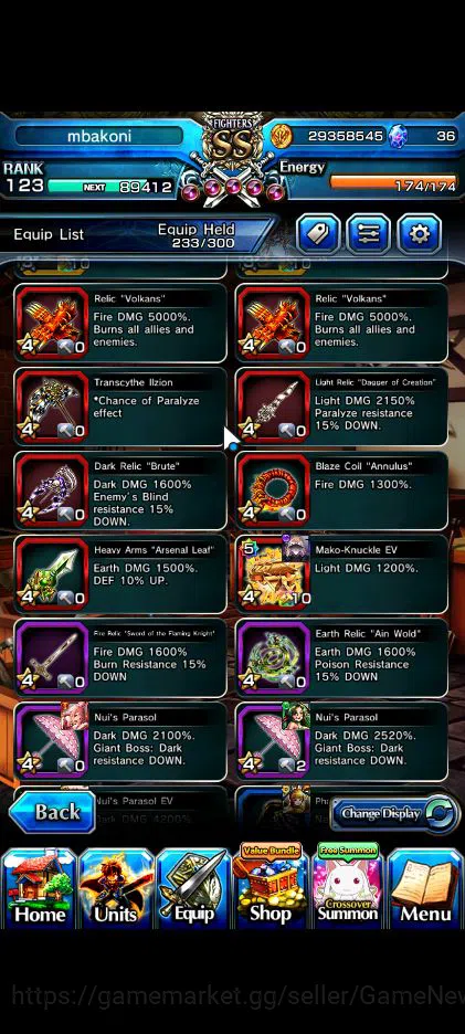 Grand Summoners Accounts Global|Rank 123|23 Ascend|RoyTW,EmiyaTW,Summer (Mi image 10
