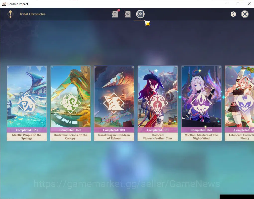 Genshin Impact Accounts ASIA|AR 57|5 Limited+5(*5Weapon)|Skirk,Citlali,Fur image 3