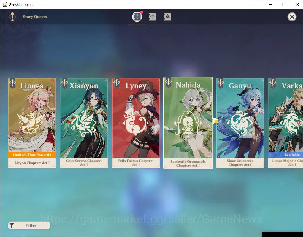 Genshin Impact Accounts ASIA|AR 57|5 Limited+5(*5Weapon)|Skirk,Citlali,Fur image 5