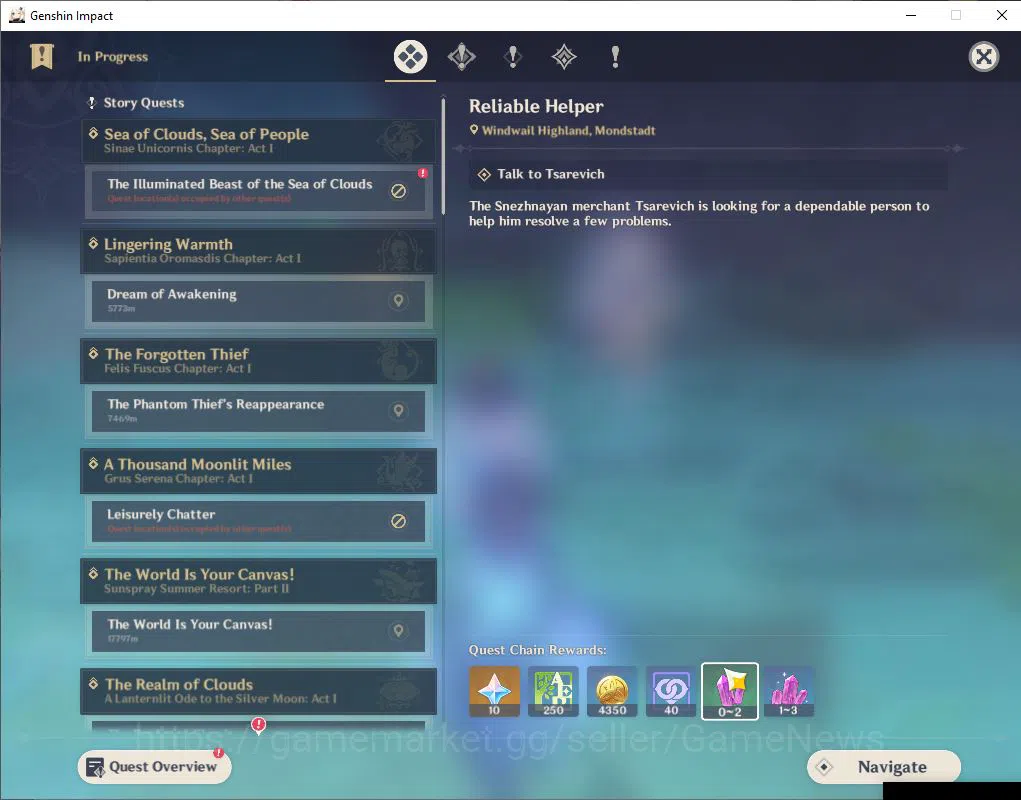 Genshin Impact Accounts ASIA|AR 57|5 Limited+5(*5Weapon)|Skirk,Citlali,Fur image 6