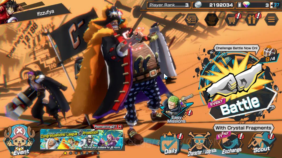 GLOBAL|3 EX| T4E Marshall D.Teach,Blackbeard Pirates Kuzan,FILM Z Zephyr |Rank 3|LogBandai|(OPBR2196) One Piece Bounty Rush Starter GLOBAL|3 EX| T4E Marshall D.Teach,Blackbeard Pirat image 1