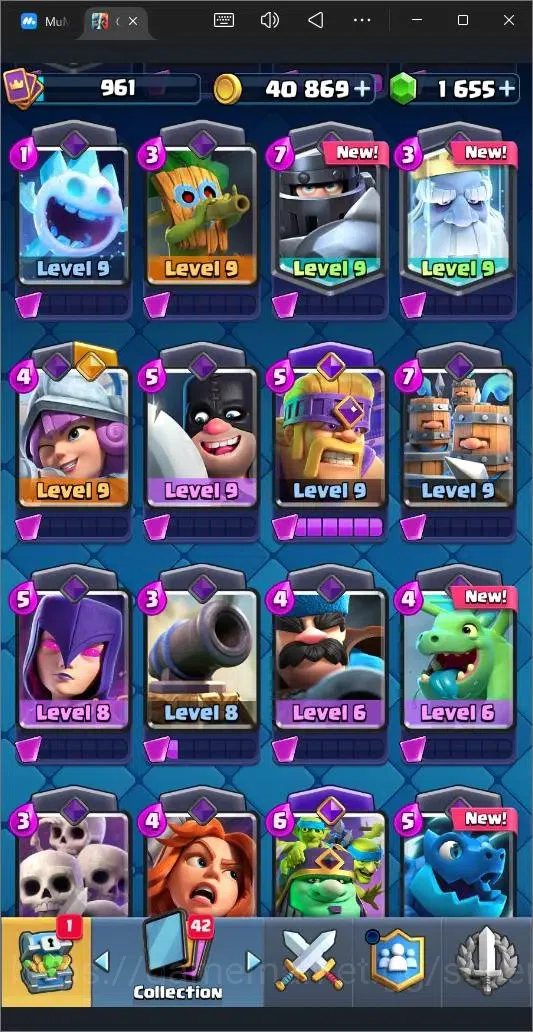 Clash Royale Accounts High-End Global |CL 961|KTL 12|Trophy 6670|113 Cards|2 Champ|3 Hero|7 Evo|40k Gold|1.6k Gems|Proteck 10