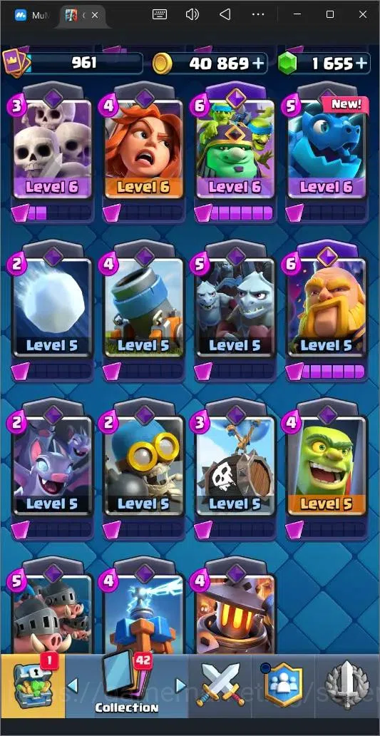 Clash Royale Accounts High-End Global |CL 961|KTL 12|Trophy 6670|113 Cards|2 Champ|3 Hero|7 Evo|40k Gold|1.6k Gems|Proteck 11
