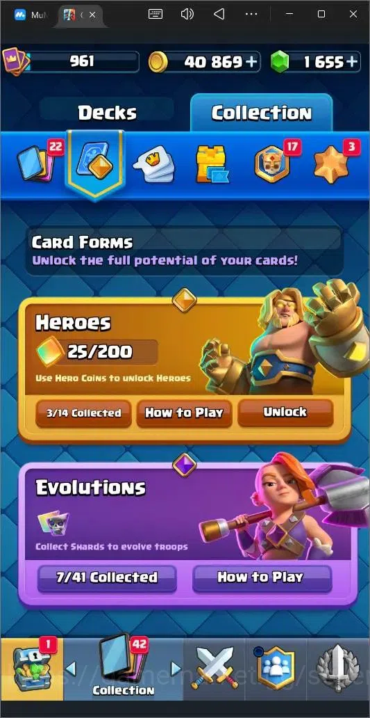 Clash Royale Accounts High-End Global |CL 961|KTL 12|Trophy 6670|113 Cards|2 Champ|3 Hero|7 Evo|40k Gold|1.6k Gems|Proteck 14