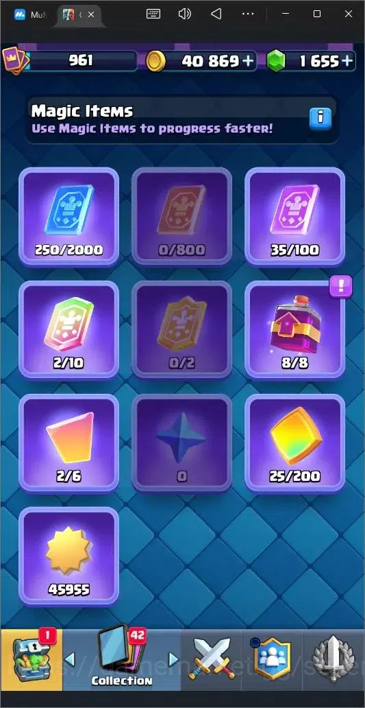 Clash Royale Accounts High-End Global |CL 961|KTL 12|Trophy 6670|113 Cards|2 Champ|3 Hero|7 Evo|40k Gold|1.6k Gems|Proteck 15
