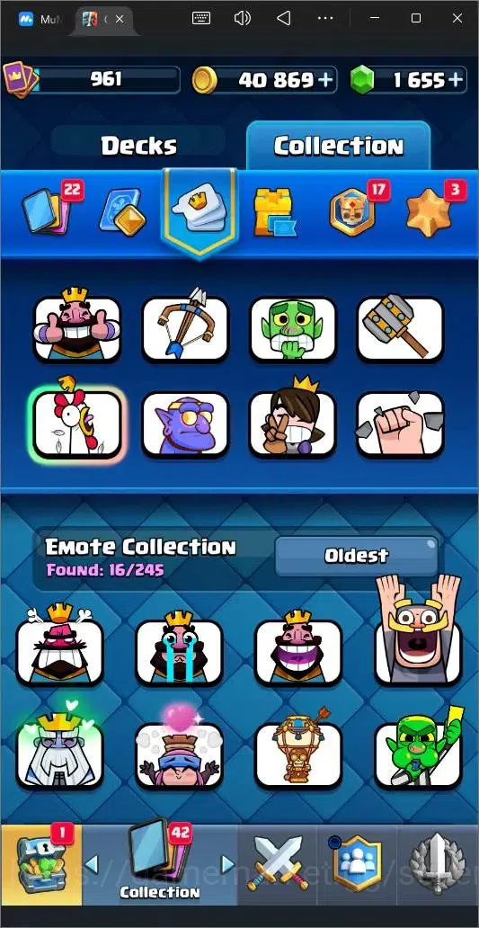Clash Royale Accounts High-End Global |CL 961|KTL 12|Trophy 6670|113 Cards|2 Champ|3 Hero|7 Evo|40k Gold|1.6k Gems|Proteck 16