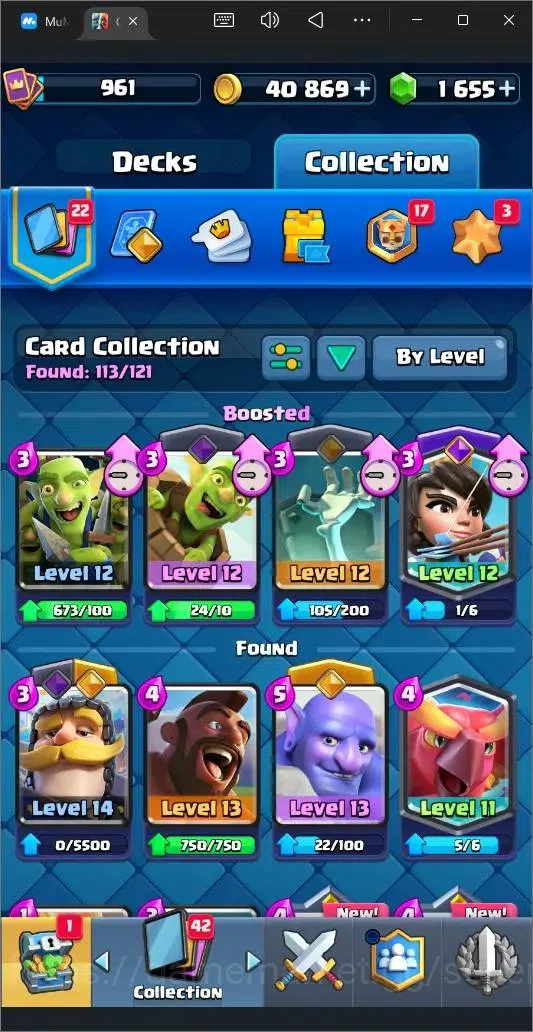 Clash Royale Accounts High-End Global |CL 961|KTL 12|Trophy 6670|113 Cards|2 Champ|3 Hero|7 Evo|40k Gold|1.6k Gems|Proteck 7