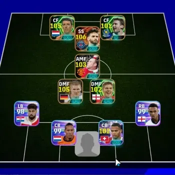eFootball Accounts Legends & Iconic Players Android|Big Time K.Kvaratskhelia|5 Epic B.Schweisteiger,Roy Makaay,Wayne