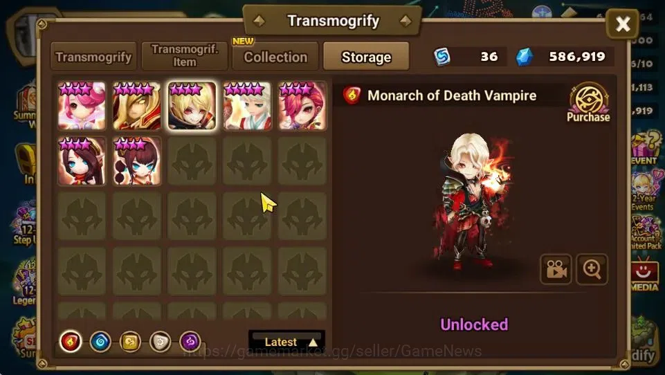 Summoners War: Sky Arena Accounts End-Game GLOBAL Lv 92|3 LD[Artamiel,Rick,Dr Albert]|36 Total NB5[Shi Hou,Vanessa,Etc]+72 15
