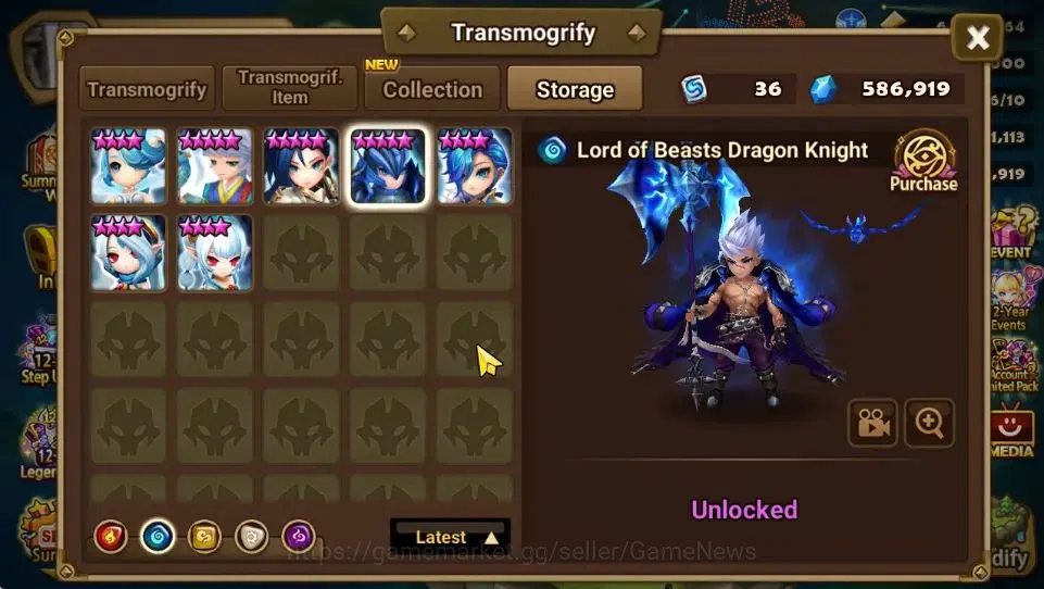 Summoners War: Sky Arena Accounts End-Game GLOBAL Lv 92|3 LD[Artamiel,Rick,Dr Albert]|36 Total NB5[Shi Hou,Vanessa,Etc]+72 17