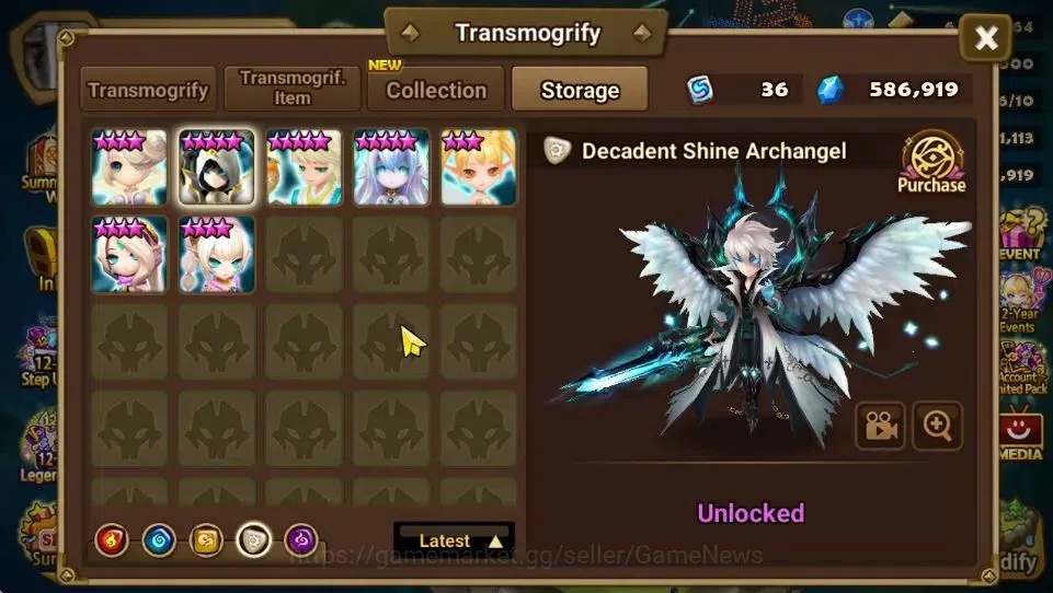 Summoners War: Sky Arena Accounts End-Game GLOBAL Lv 92|3 LD[Artamiel,Rick,Dr Albert]|36 Total NB5[Shi Hou,Vanessa,Etc]+72 19