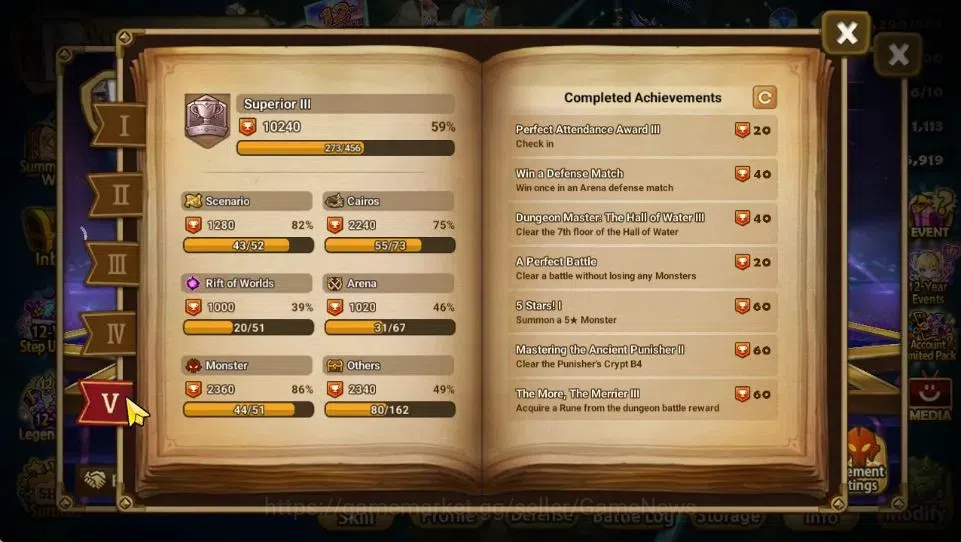 Summoners War: Sky Arena Accounts End-Game GLOBAL Lv 92|3 LD[Artamiel,Rick,Dr Albert]|36 Total NB5[Shi Hou,Vanessa,Etc]+72 7
