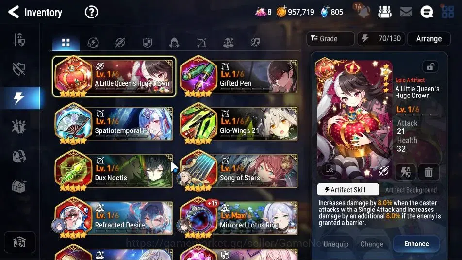 Epic Seven Accounts High-End ASIA Verif| 11 ML (Dark Diene,Har Seti,ZIO,Etc)+Aby Fumyr,Fenne,Etc|Poh+Bless ON|16K 15
