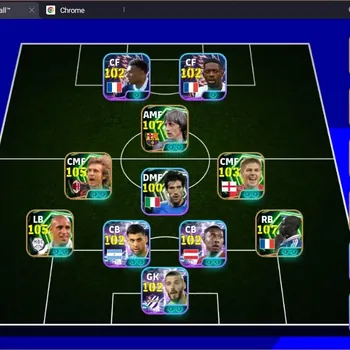 eFootball Accounts High-End Mobile |PW 3197|Bigtime Gerrard|Epic Thuram,Cruyff,Pirlo,Carlos, Etc|SHW