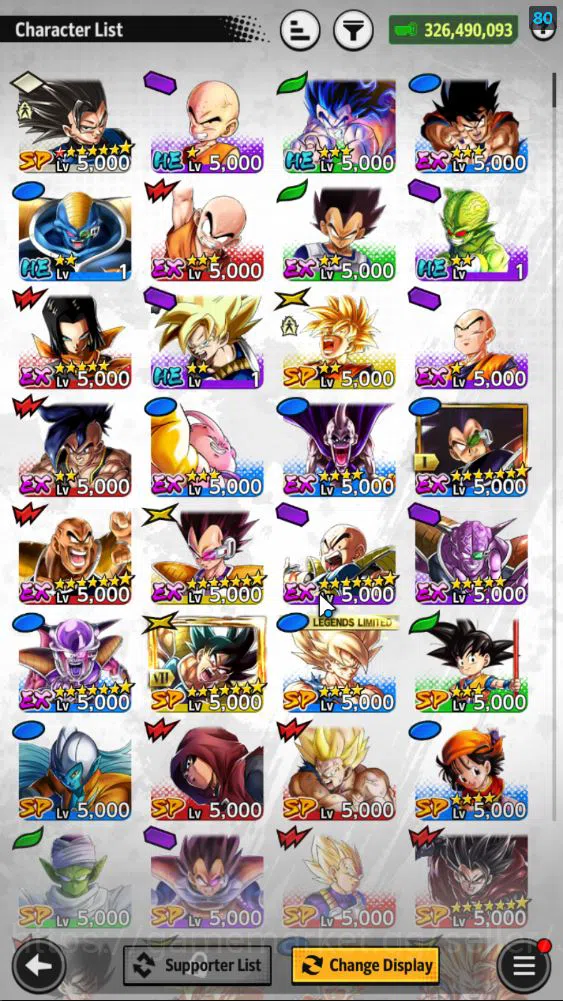 Dragon Ball Legends Accounts Mid-Tier 3,8M Total Power|LV 155|4 UL+ 14LL|SS Goku,Buu: Super Majin Vegeta,Fusion Zamasu 5