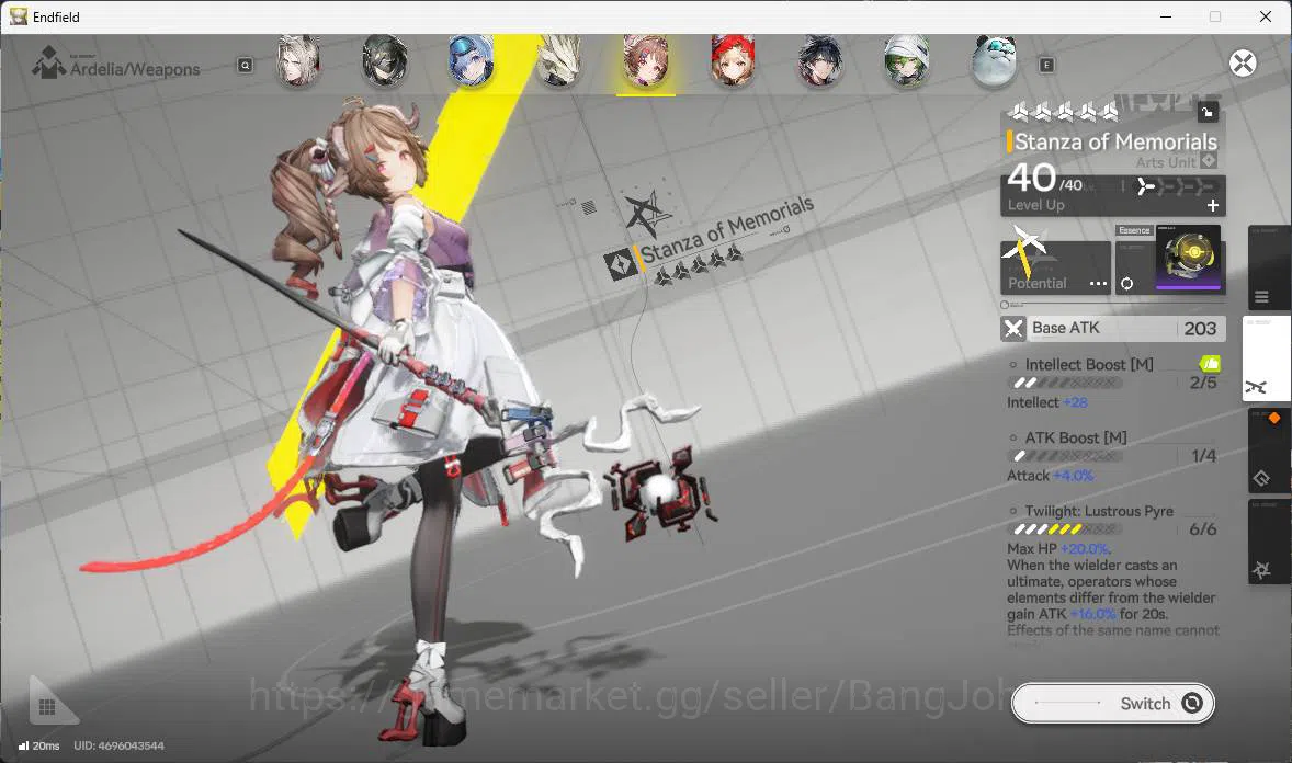 Arknights: Endfield Accounts ASIA |  LVL 57, Yvonne SIgn, tangtang P1 sign, Gil image 16