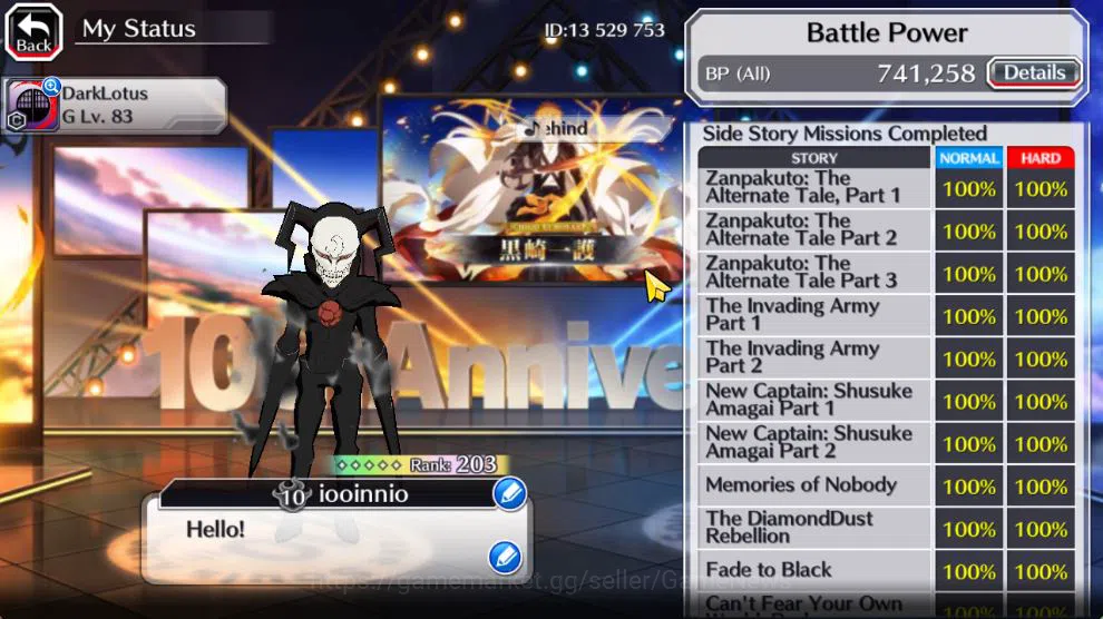 Bleach: Brave Souls Accounts [GLOBAL]50K Orbs|TYBW26[Meninas,Liltotto],10th Ann image 5
