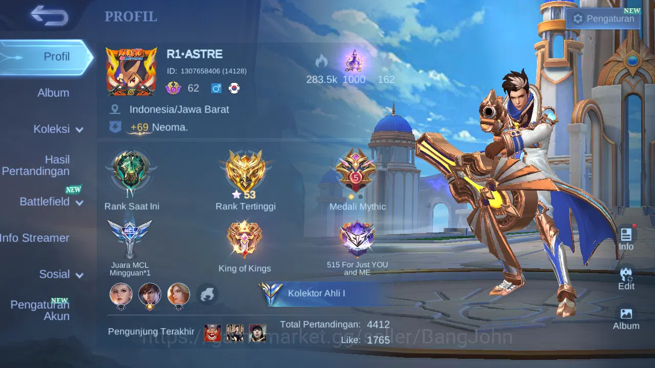 Mobile Legends: Bang Bang Others Hero 101 Skin 196 | CC Natalia | Lightborn Granger image 1
