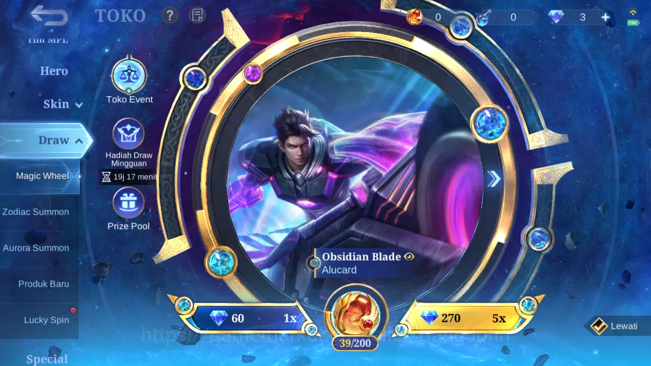 Mobile Legends: Bang Bang Accounts Others Hero 101 Skin 196 | CC Natalia | Lightborn Granger, Alucard, Fanny | Lunar Sun 13